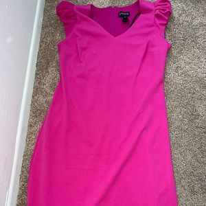 Hot pink party dress